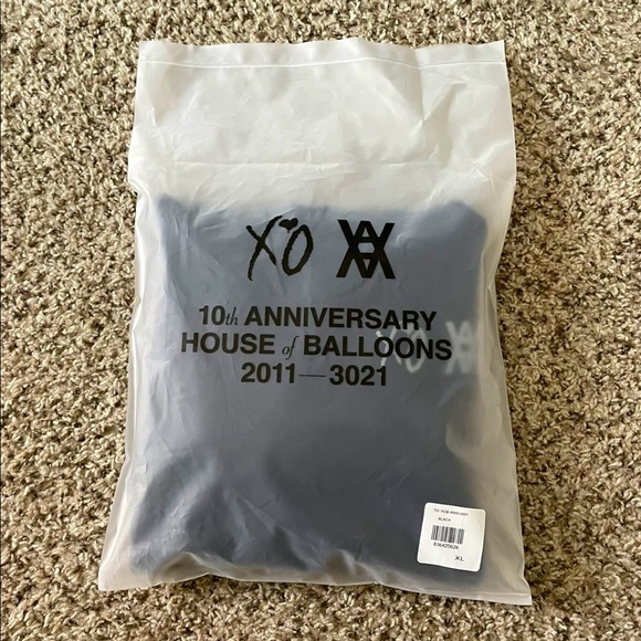 The Weeknd X Daniel Arsham House of Balloons 10th Anniversary Hoodie (XL) - Picture 1 of 6